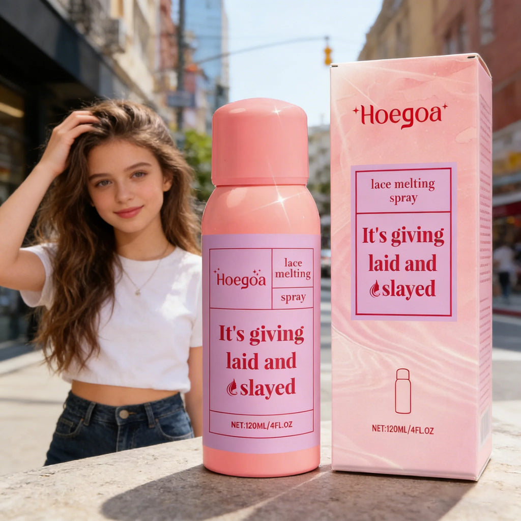 HOEGOA Lace Front Wig Adhesive Spray – Waterproof 120ml Wig Adhesive Spray Oasis Select 360ml boxed