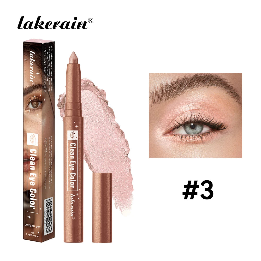 Pearlescent Glitter Eyeliner Pencil – 26 Shades, Waterproof