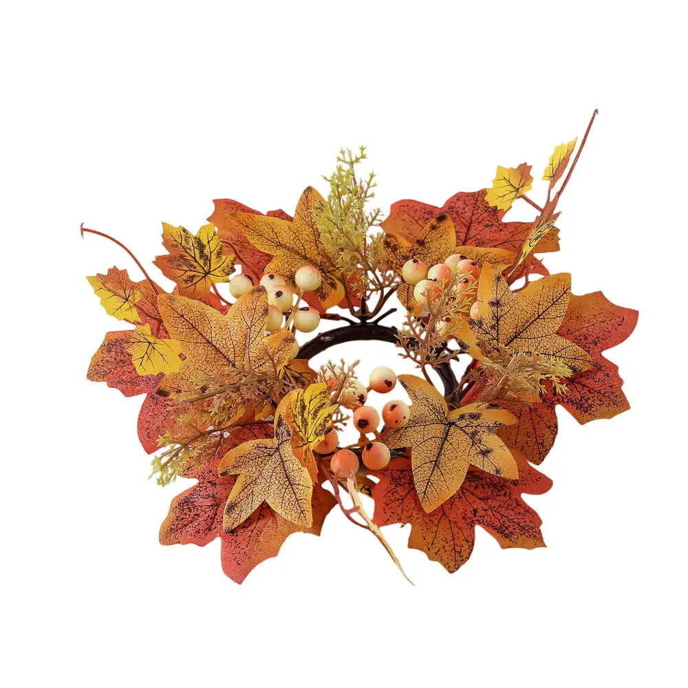 Halloween Dark-Style Candle Holder Wreath | Table Decor