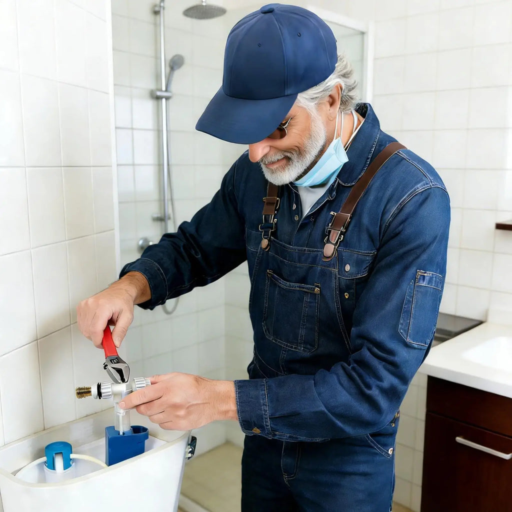Toilet Inlet Shaft Float Valve Replacement Kits Fill Repair Tank Water side-entry Inlet Valve Parts for most standard toilets Oasis Select