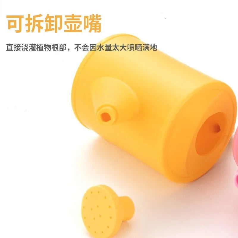 Garden Plastic 700ML Water Bottle Children's Watering Pot New Fresh Green Powder Garden Planting Tool Oasis Select