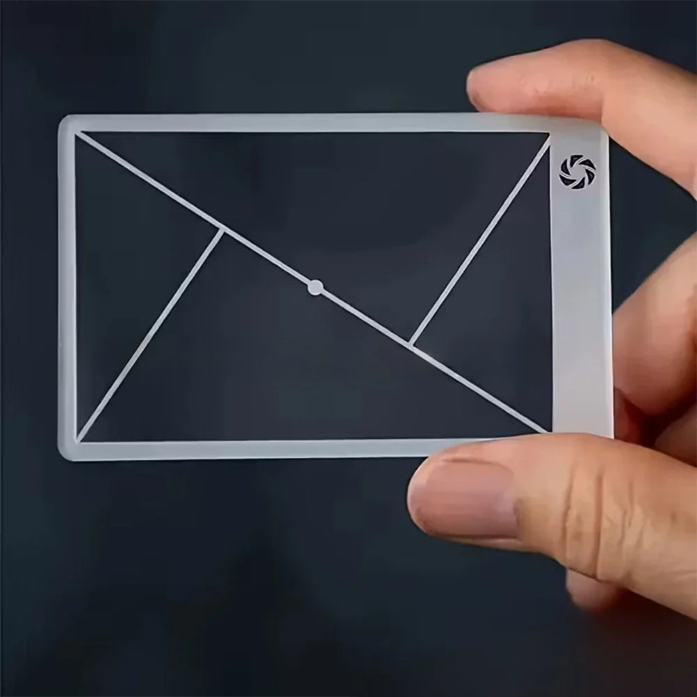 Golden Ratio Viewfinder Ruler | Fibonacci Composition Art Tool