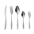 20pcs Stainless Steel Flatware Set for Wedding, Birthday, Bar & Bat Mitzvah - Elegant Cutlery with Dinner Knife, Fork, Spoon Oasis Select Silver-20PCS