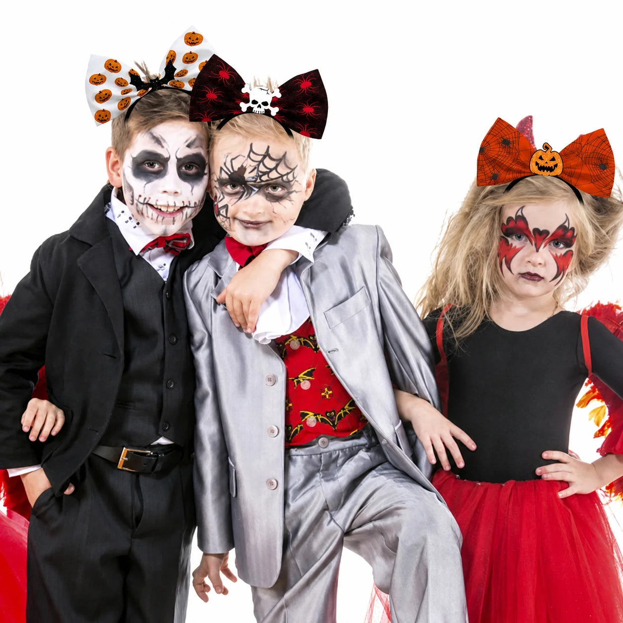 2026 Latest Halloween Cobweb Ears Headband Women Festival DIY Mouse Hairband Kids Party Villains Cosplay DIY Hair Accessories Oasis Select