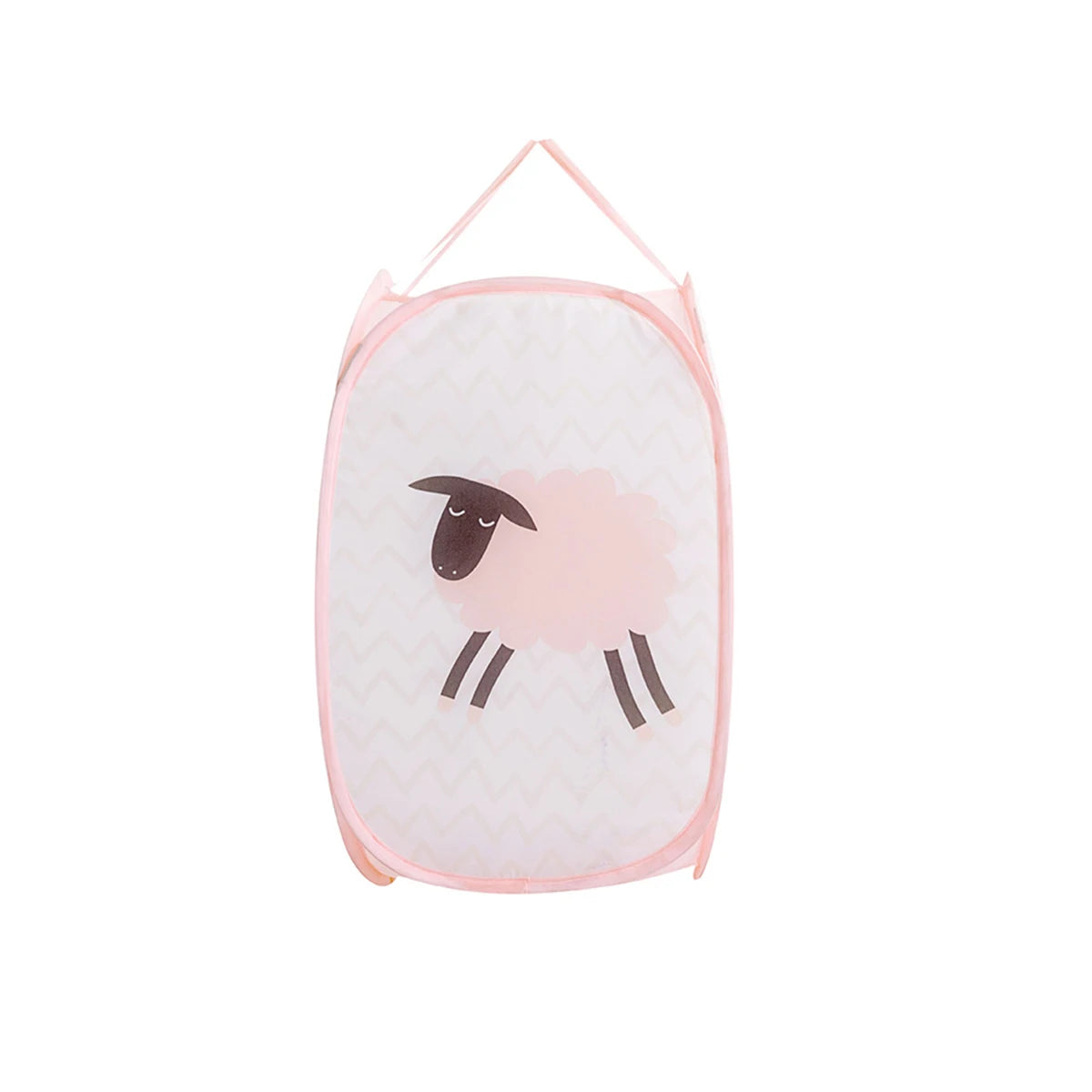 Cartoon Foldable Mesh Dirty Clothes Basket Oasis Select Pink