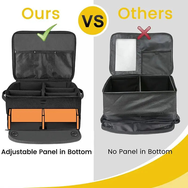 Outdoor Foldable Golf Supplies Storage Bag Golf Organizer for Car Portable Unisex Golf Ball Towel Box for Trunk Space Saving Bag Oasis Select