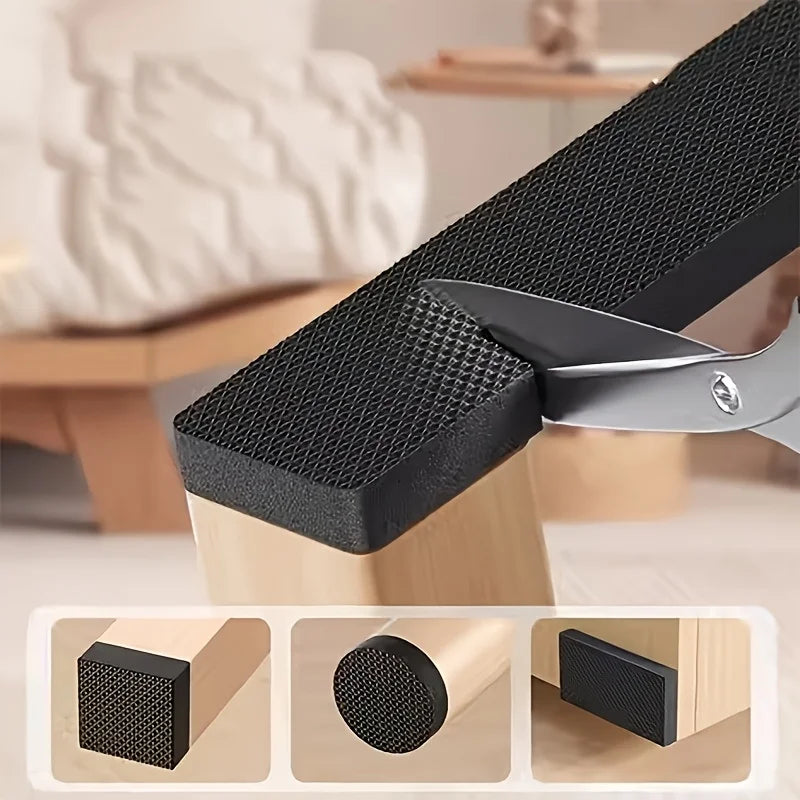 2M Thick Self-Adhesive Furniture Pads – Anti-Slip Chair Foot Pads, Noise-Reducing Floor Protectors for Chairs & Tables Oasis Select