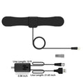 TV Antenna Digital Antenna for Smart TV 4K 1080p HD Digital VHF UHF All TV's for Local Channels, Smart Switch Signal Booster Oasis Select Silver