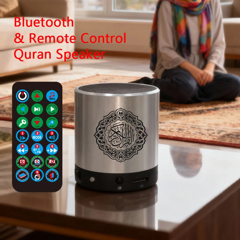 AyeBeau Quran Bluetooth Speaker – FM Radio, Azan & 15 Languages
