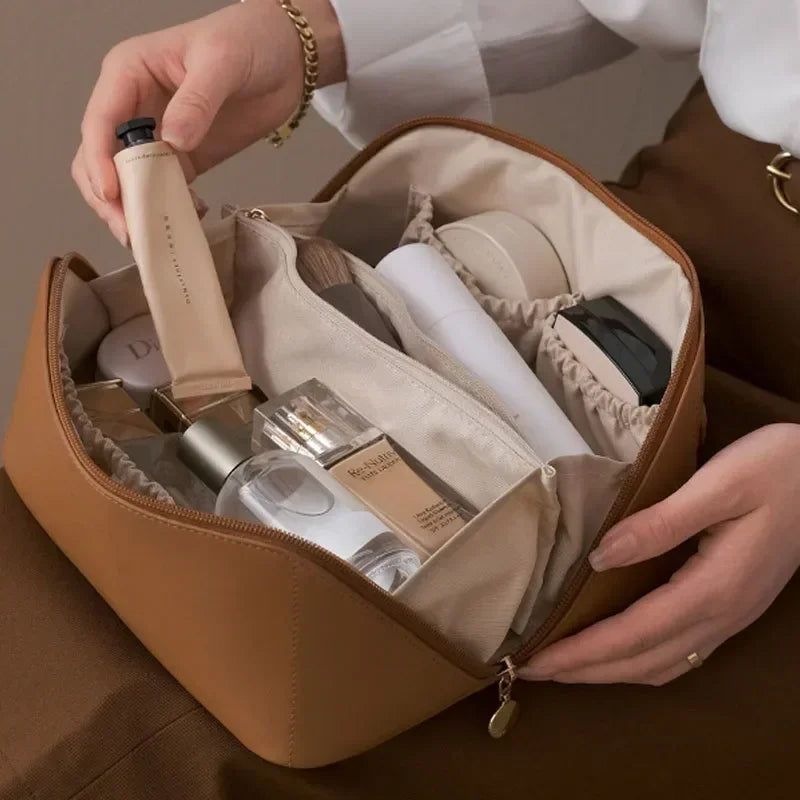 Makeup Organizer Female Toiletry Kit Bag Make Up Case Storage Pouch Luxury Lady Box, Cosmetic Bag, Organizer Bag for Travel Zip Oasis Select