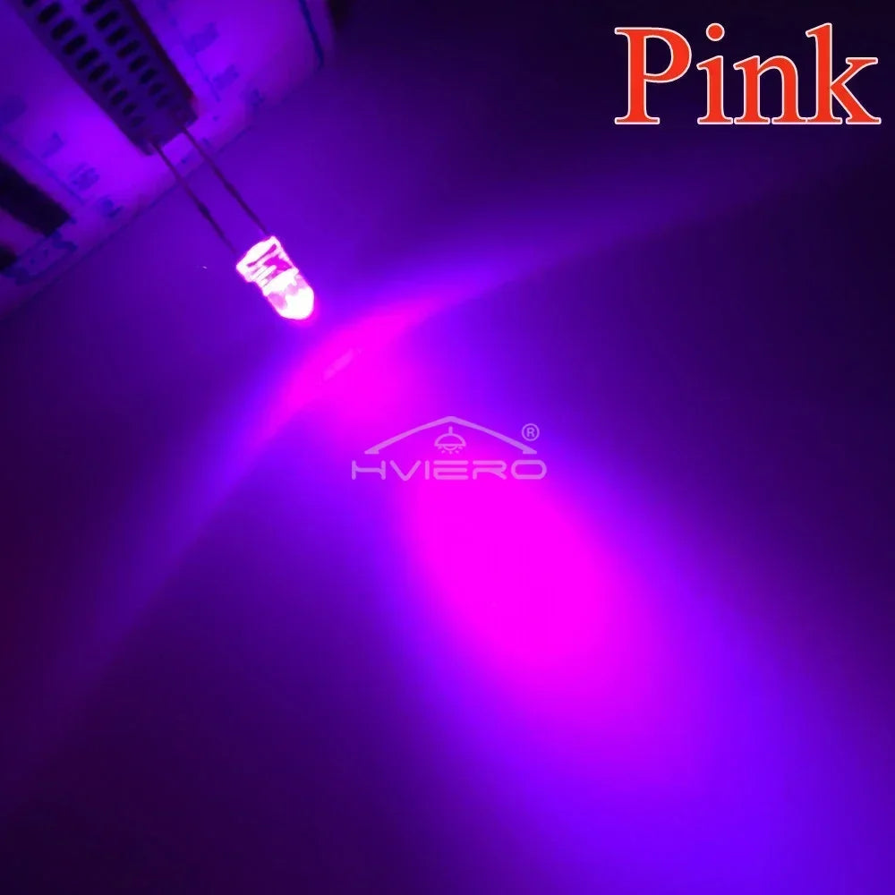 3mm Round LED Assortment Kit – Multi-Color Super Bright Diodes