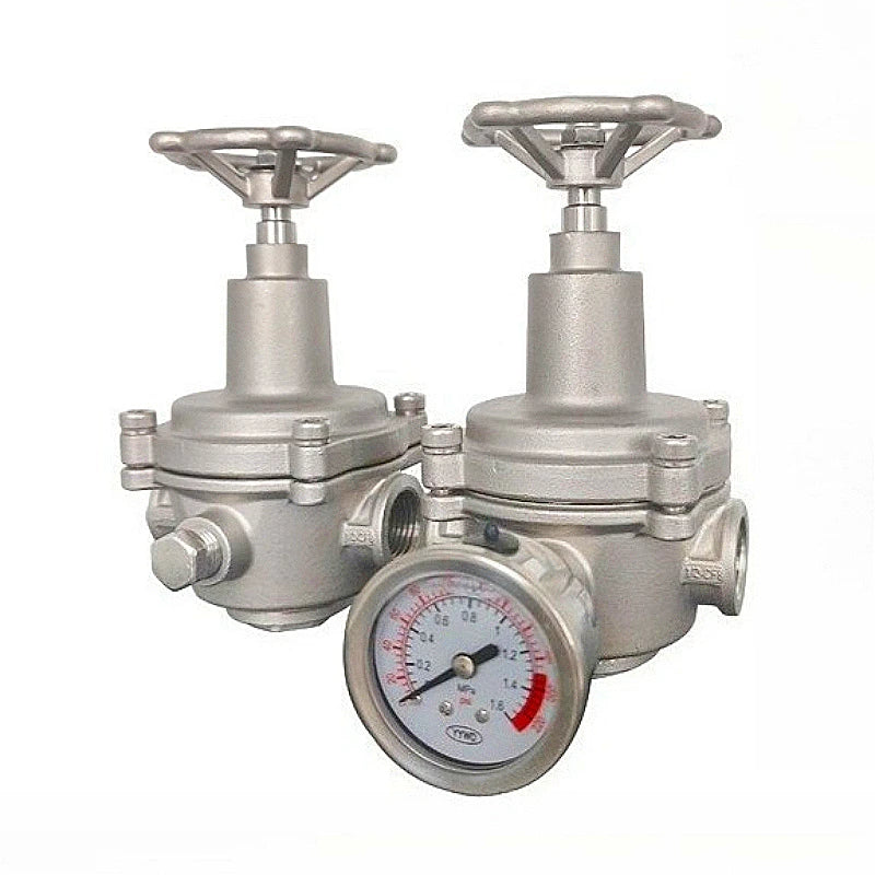 Pressure Reducing Valve 304 Stainless Steel Adjustable Pressure Valve High Flow Thread Internal Thread Tap Water Branch Pipe Oasis Select