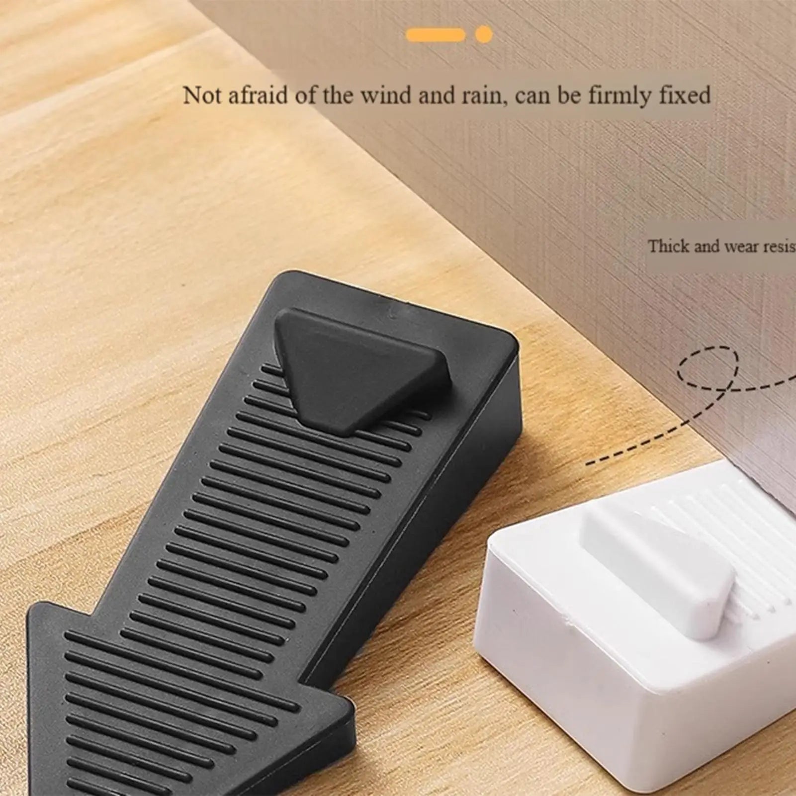 1PC door safety stopper wedge block door stopper Anti-Slip rear door retainer for home and office anti-collision stopper Oasis Select
