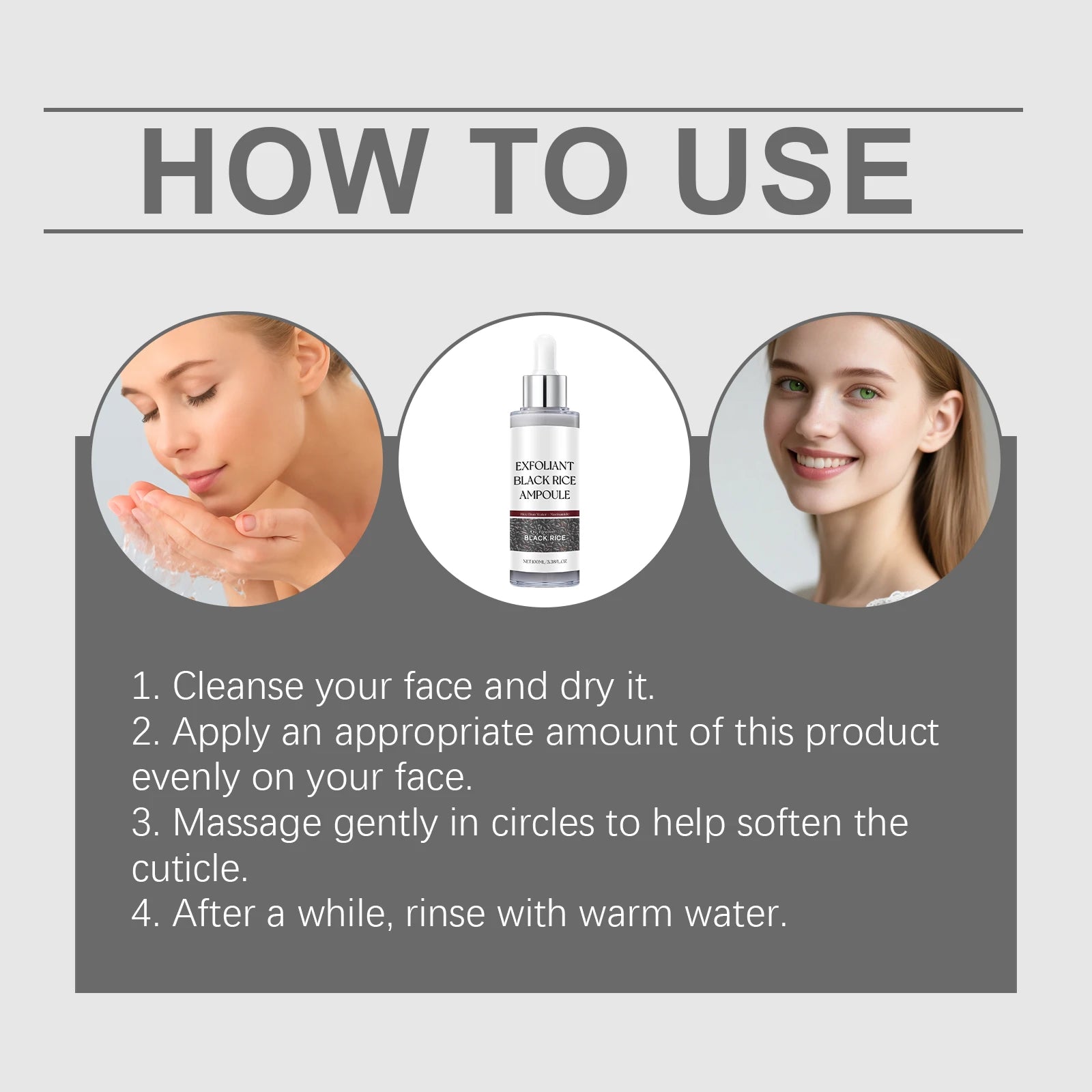 Face Exfoliating Essence Smoothing Skin Soften Dead Skin Improve Skin Condition Enhance Barrier Easy Absorbing Facial Exfoliant Oasis Select