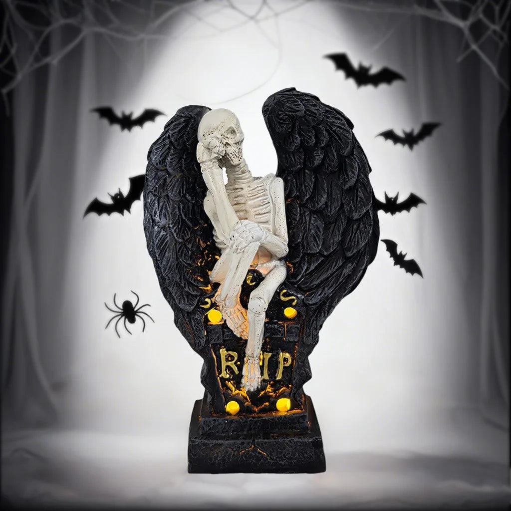 Halloween Series LED Lights Outdoor Decorative Handicrafts and Ornaments for Parties Atmosphere Skull Hand Oasis Select