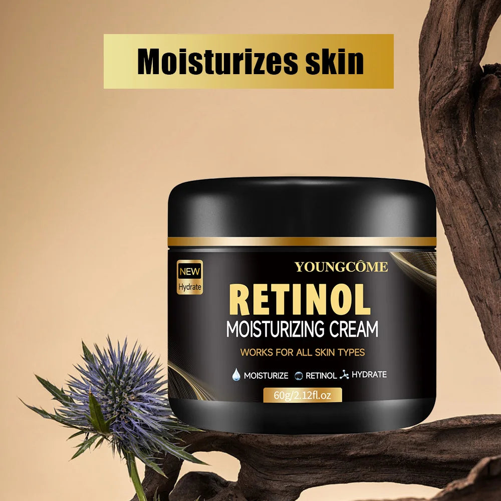 YOUNGCOME Men's Retinol Face Moisturizer Moisturizing Retinol Cream Anti-Wrinkle Aging Moisturizing Shrink Pores Smooth Retinol Oasis Select