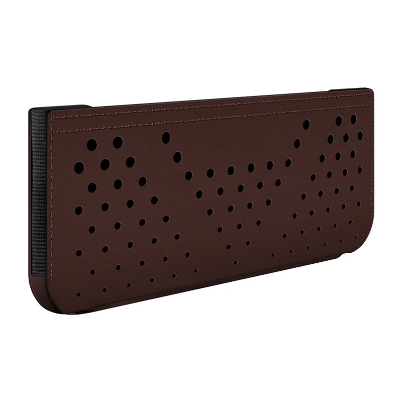 PU Leather Car Seat Side Organizer – Phone & Storage Pocket