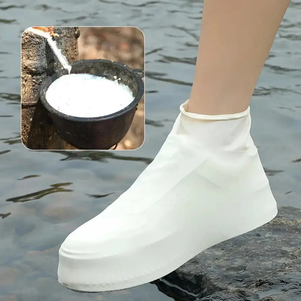 Waterproof Rain Shoe Covers – Non-Slip Rubber Overshoes 1 Pair Rain Shoe Covers Oasis Select