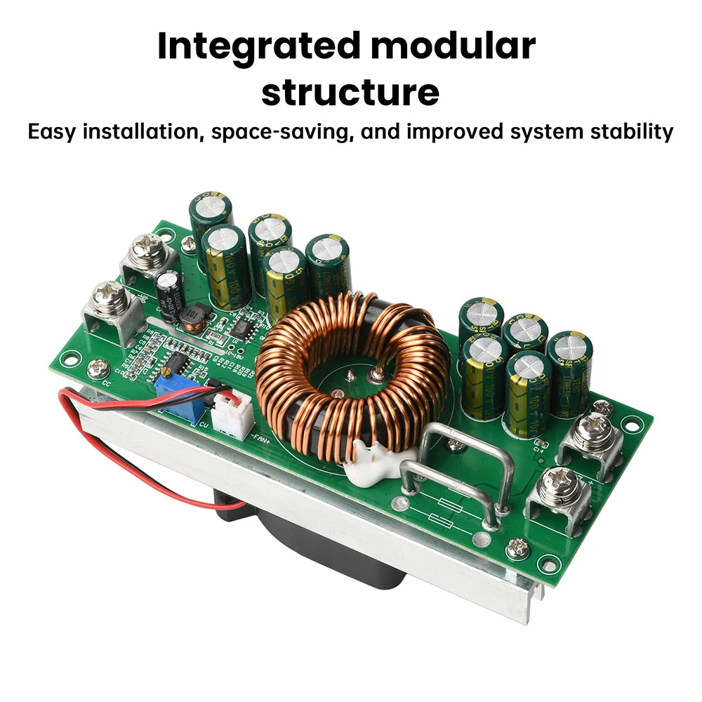 1500W/1200W DC-DC Buck Converter 15-90V to 2.5-72V 30A 50A Constant Voltage Adjustable Step-Down Module High Efficiency Oasis Select