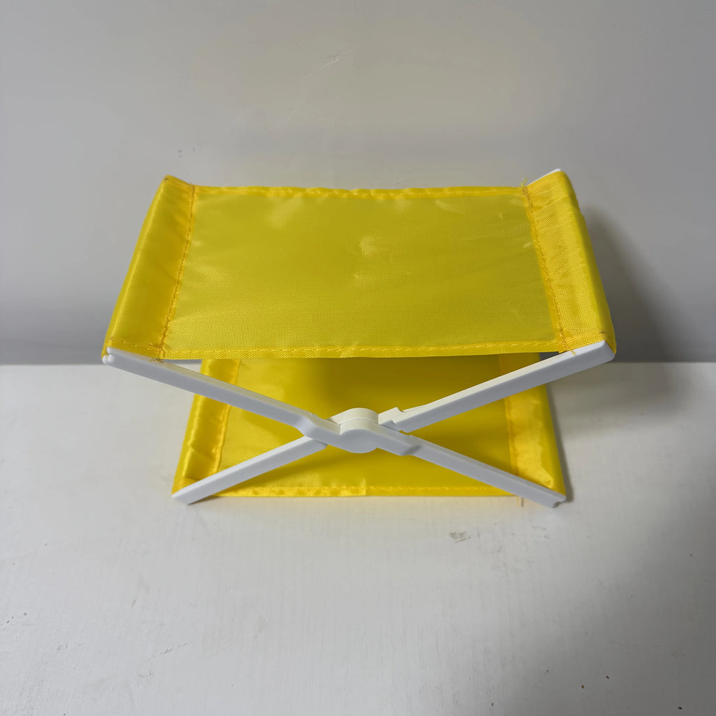 Vintage Beach Lounge Chair Headrest | Lightweight Foldable Beach Pillow Oasis Select YELLOW