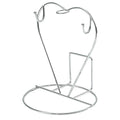Coffee Mug Holder Metal Mug Rack Cup and Saucer Display Stand Silver Holds for Kitchen Dining Table Space-Saving Organizer Oasis Select Silver