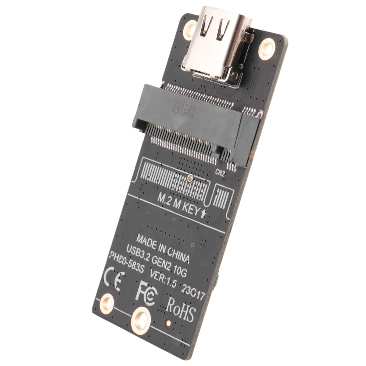 M.2 to Type-C SSD Enclosure Adapter M2 NVME HDD Enclosure Interposer Board JMS583 Chip 10Gbps Support 2230 2242 2260 SSD Oasis Select