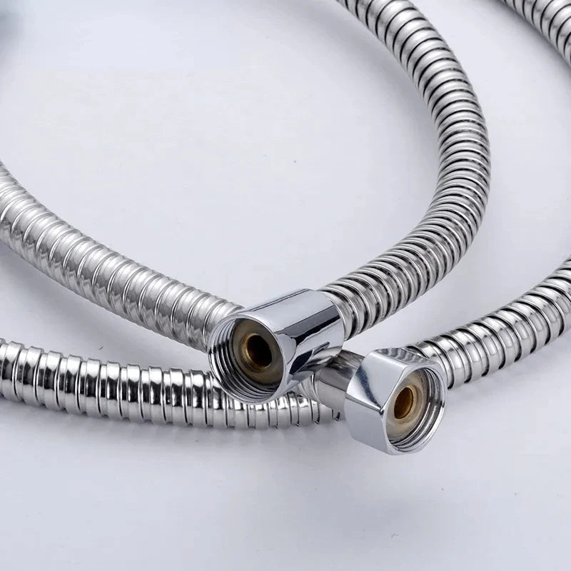 New Stainless Steel Shower Hose Long Bathroom Shower Water Hose Extension Plumbing Pipe Showerhead Tube Bathroom Accessorie Oasis Select