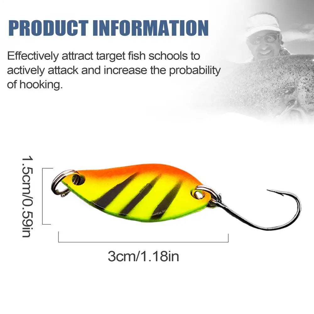 Bass Fishing Lures Sequin Saltwater Fishing Lures Stainless Jig Tackle Bait With Sequins Metal horsemouth sequin artificial bait Oasis Select Yellow