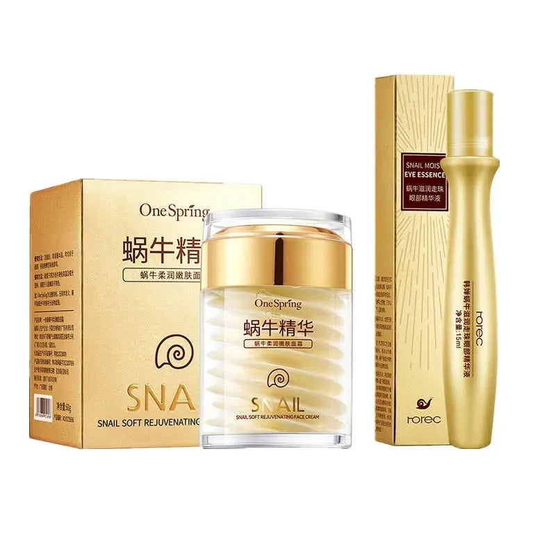 Snail Collagen Skincare Set – Anti-Aging Face & Eye Cream Skincare Combo Set Oasis Select Set 1