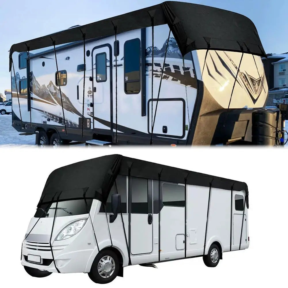 RV Roof Cover 210D Oxford Waterproof UV & Tear Resistant