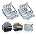 2-Pack Iron Chrome Support Hinges – Toolbox, Cabinet & Luggage