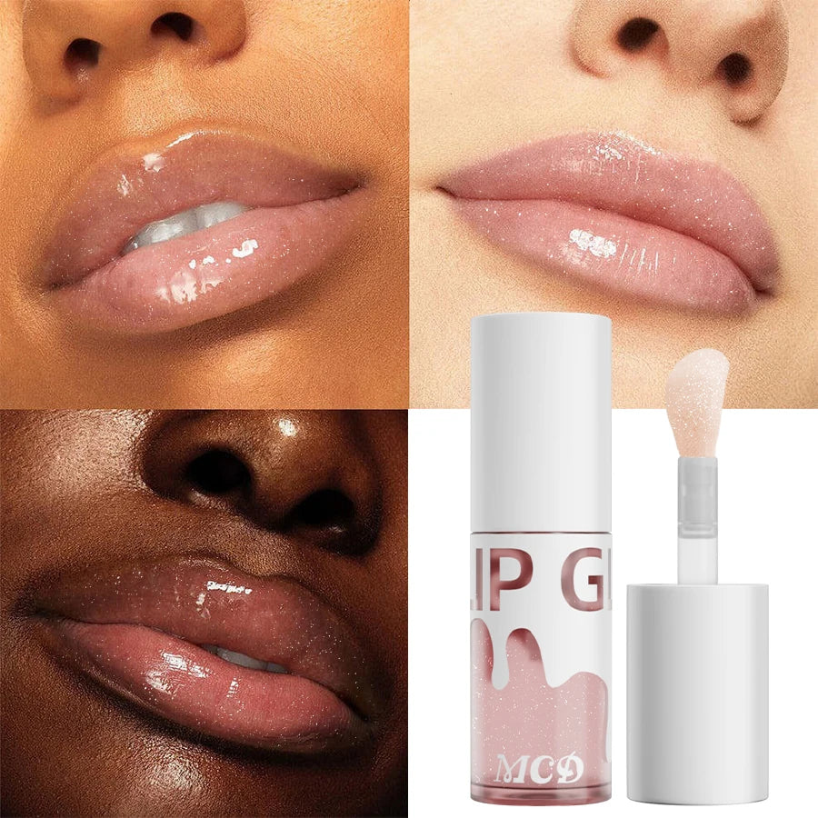 MCD Glitter Shimmer Lip Oil – Hydrating Plumping Glow Gloss