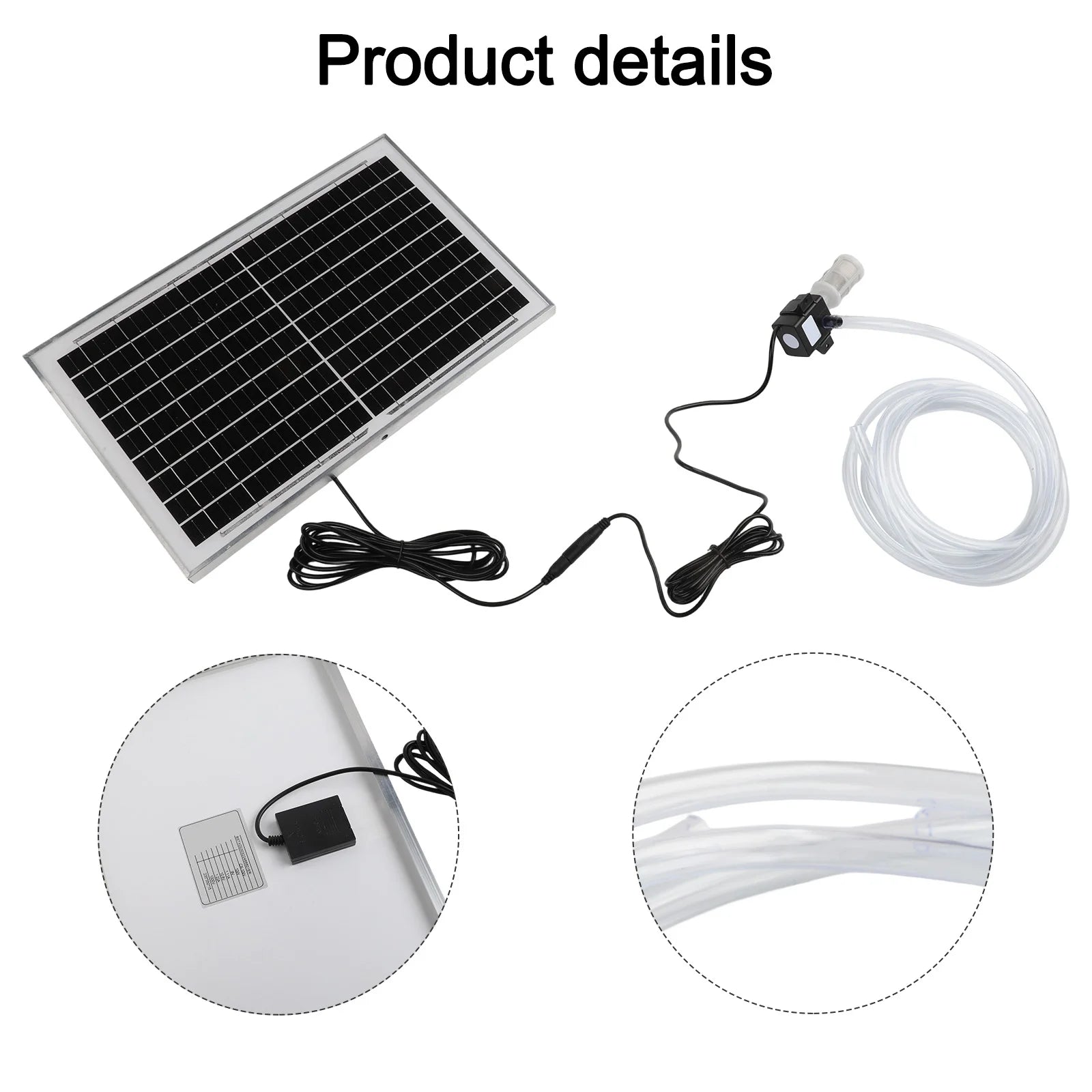 10W Solar Submersible Water Pump with Filter – Fish Pond & Aquarium