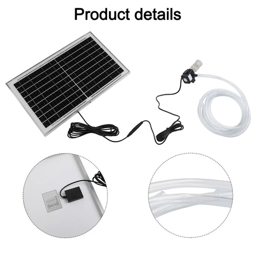 10W Solar Submersible Water Pump with Filter – Fish Pond & Aquarium Solar Pond Pump Oasis Select