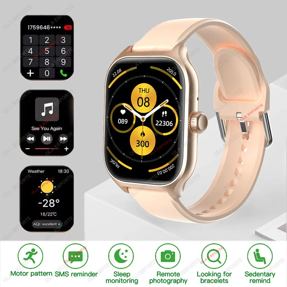 Ola Esporte Smartwatch GPS Bluetooth Call Heart Rate IP68