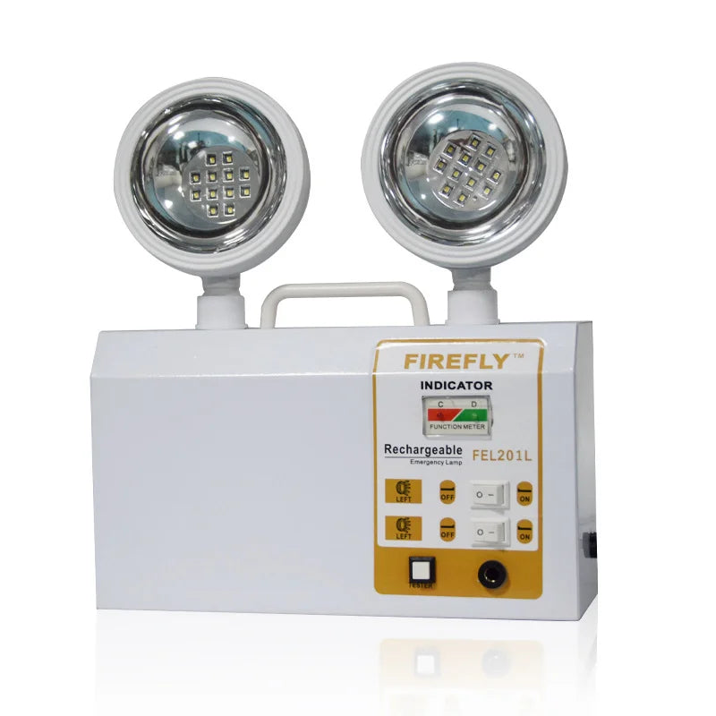 SHINEKNOT Double Head LED Emergency Light | Auto Wall Mount