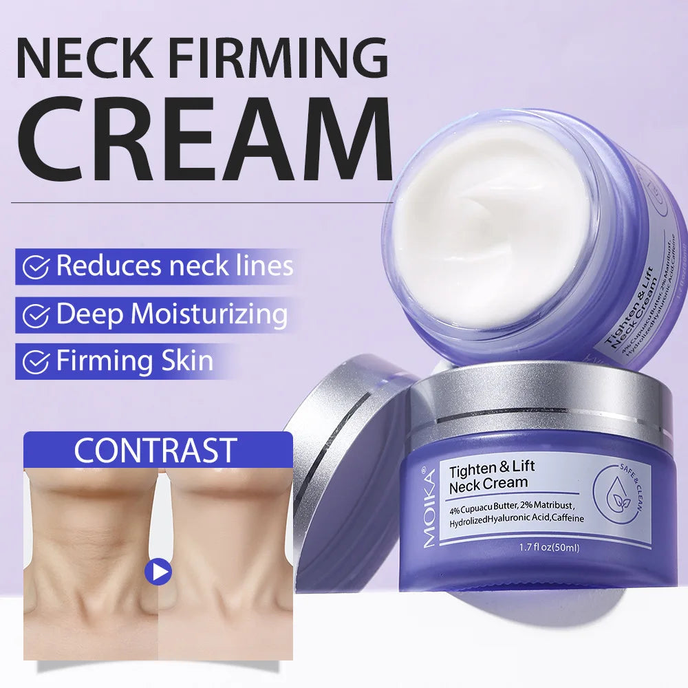 Collagen Neck Cream – Firming, Lifting & Brightening with Tool