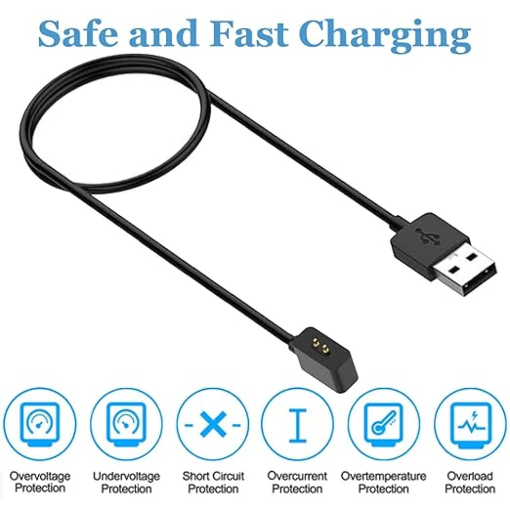 USB Charger Cable for Xiaomi Mi Band 8/8 Pro/9 & Redmi Band 2 Smartwatch Charging Cable Oasis Select