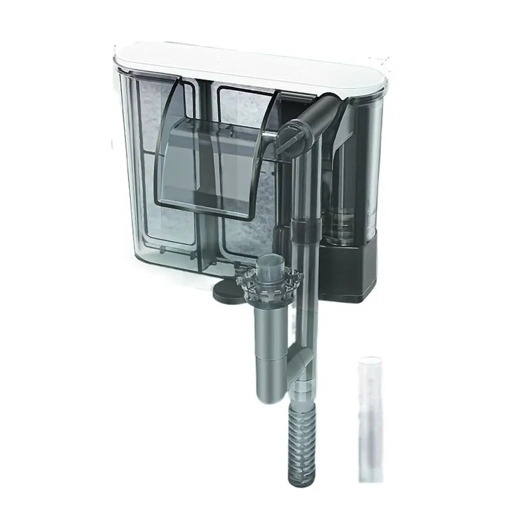 Slim HOB Aquarium Filter | Quiet Adjustable Flow Fish Tank