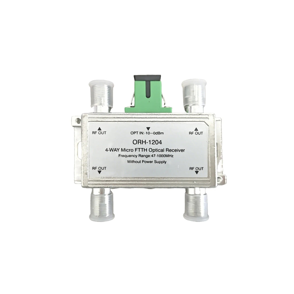 FTTH Optical Receiver Cable TV User Optical-to-Electrical Converter Home Network Mini Optical Connector Dual-Fiber CATV Dedicate Oasis Select