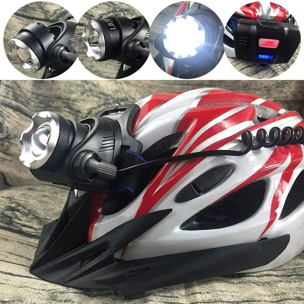1000LM Zoomable LED Headlamp | Waterproof, 3 Modes, 18650
