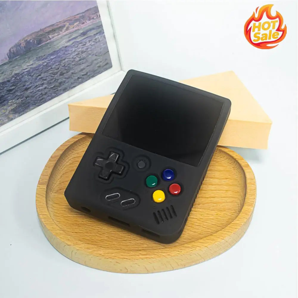 Silicone Shockproof Game Console Cover Protective Cover Anti-Scratch Soft Protective Skin Cover with Lanyard for MIYOO MINI Plus Oasis Select
