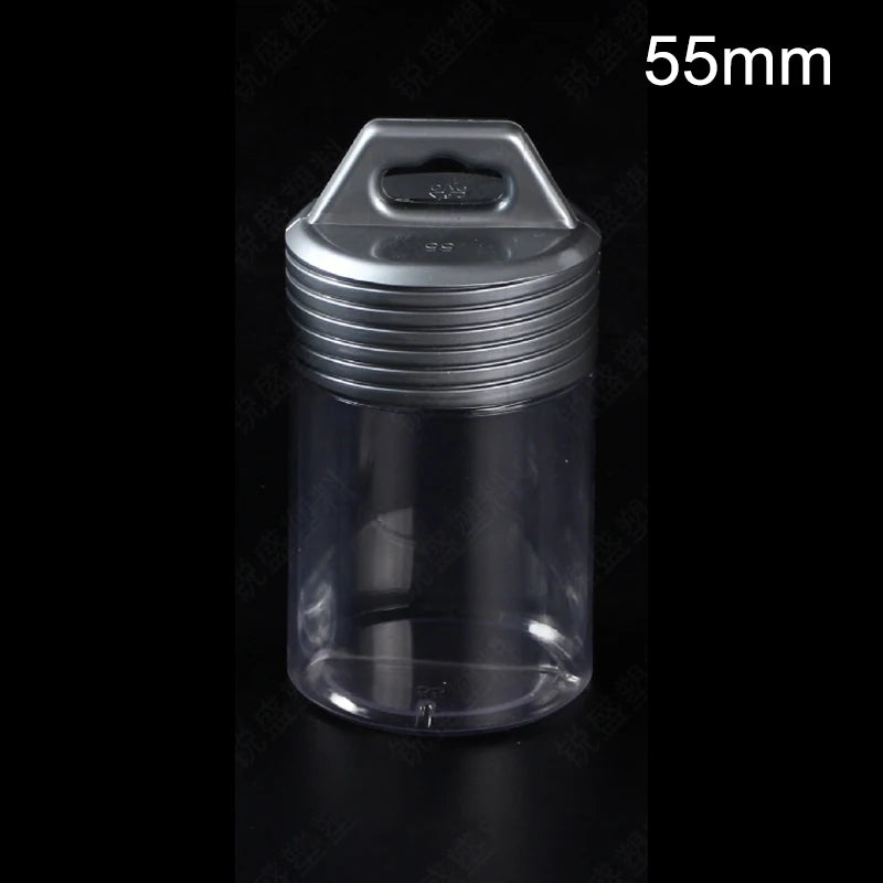 Modular Transparent Plastic Storage Bottles for Small Parts