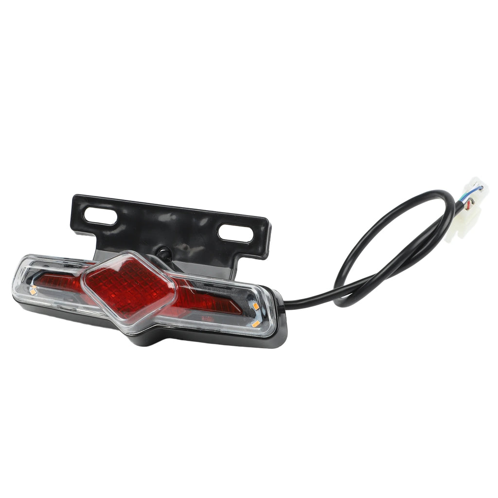 36V-60V Electric Bicycle Ebike Taillight Turn Signal Rear Rack Lamp Light Mountain Bike Cycling Light Tail-lamp Bicycle Light Oasis Select A