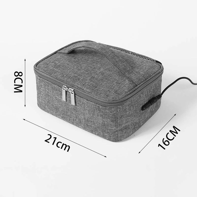 USB Portable Food Warmer Electric Lunch Box Bags Food Heating Bento Thermal Pouch Insulated Lunch Bag Without Display Durable Oasis Select