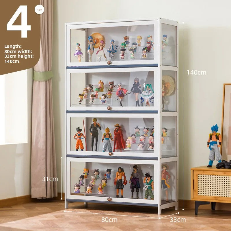 Showcase Figure Lego Up Building Block Storage Box Household Toy