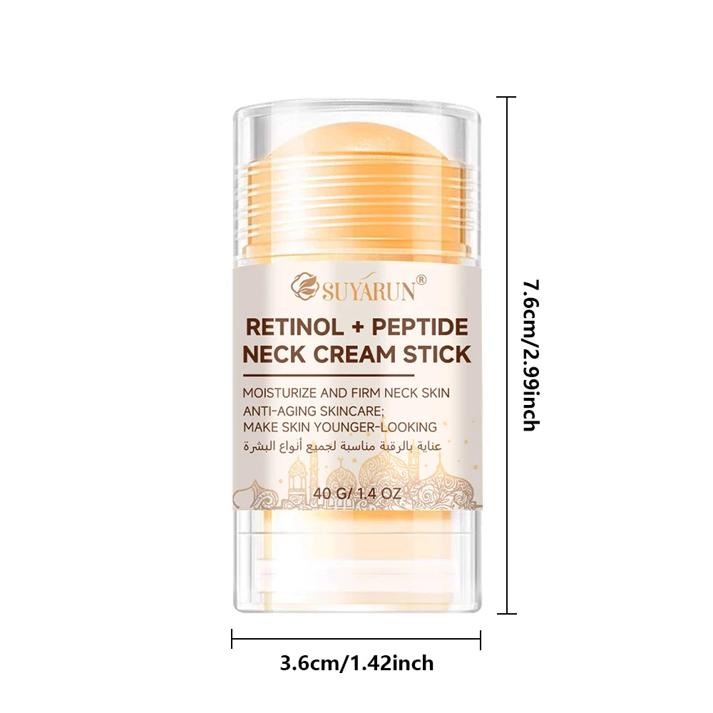 SUYARUN Retinol Peptide Neck Firming Stick | Anti-Aging Neck Firming Cream Oasis Select