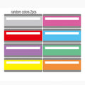 2 Pieces Large Size Guided Reading Strips Highlight W85 Overlays Multicolor Reading Tracking Rulers for Dyslexics Bookmarks Oasis Select random colors 2pcs