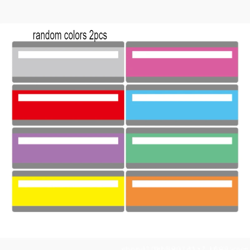 2 Pieces Large Size Guided Reading Strips Highlight W85 Overlays Multicolor Reading Tracking Rulers for Dyslexics Bookmarks Oasis Select random colors 2pcs