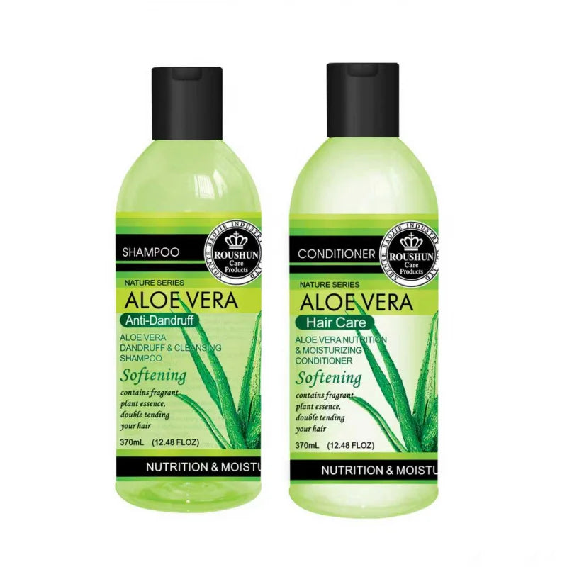 ROUSHUN Aloe Vera Shampoo & Conditioner Set – All Hair Types